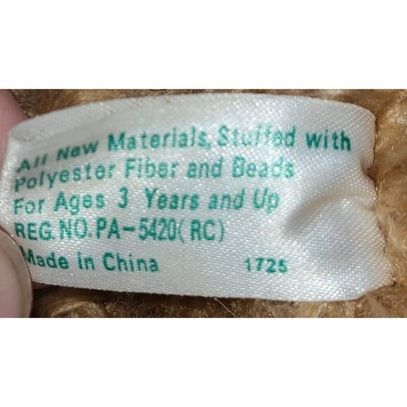 Kensington Plush Bear Managerie 14 Inch Woth Bow Tie. - Picture 7 of 9